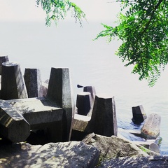 Lake Erie on the hottest day of the year